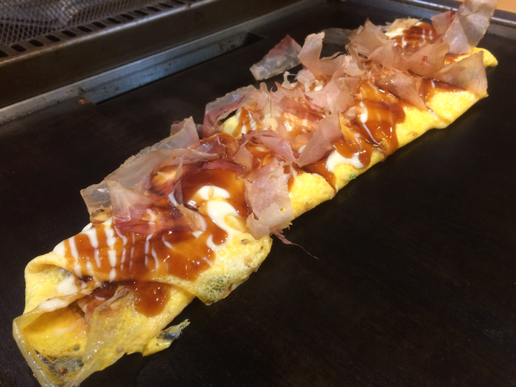 とんぺい焼き——鐵板粉物示意